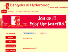Tablet Screenshot of bengalisinhyderabad.com